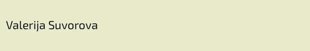 Valerija Suvorova